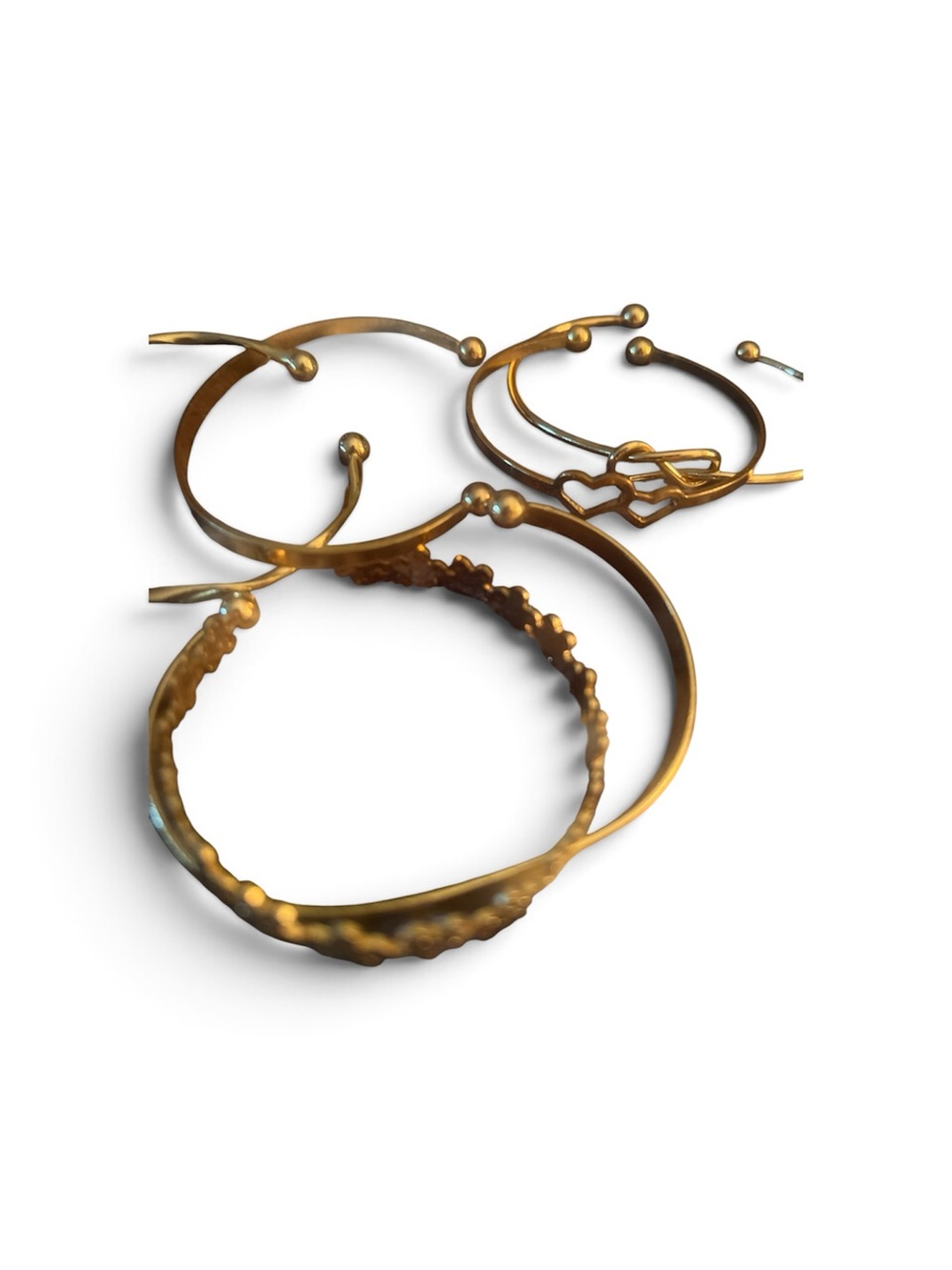 Stackable Bangle Bracelet Set (5) - Picture 4 of 5